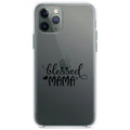 Blessed Mama, Heart Clear Shockproof iPhone Case