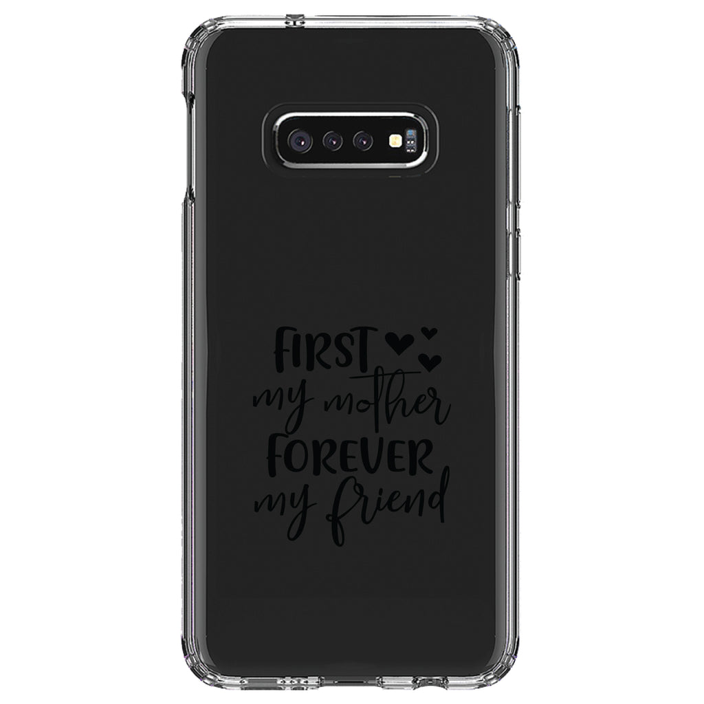 First My Mother, Forever My Friend Clear Shockproof iPhone Case, view 18
