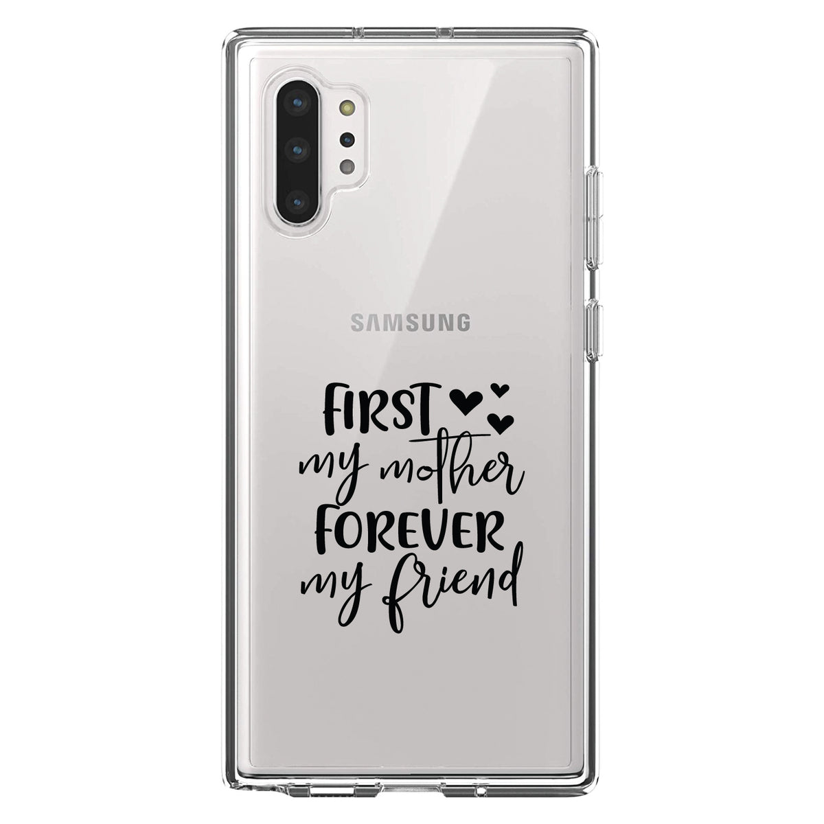 First My Mother, Forever My Friend Clear Shockproof iPhone Case, view 10