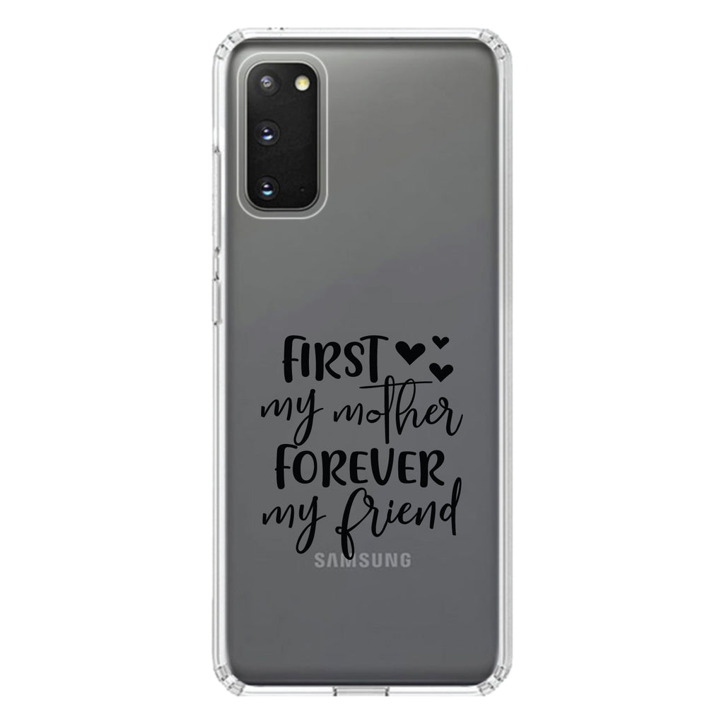 First My Mother, Forever My Friend Clear Shockproof iPhone Case, view 14