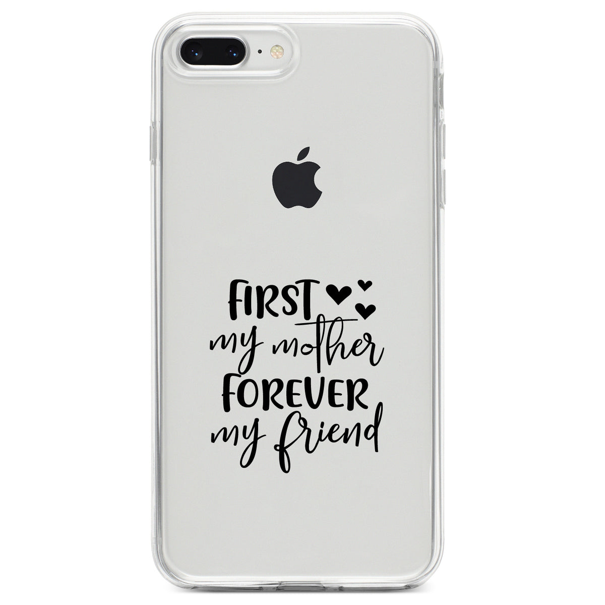 First My Mother, Forever My Friend Clear Shockproof iPhone Case, view 6