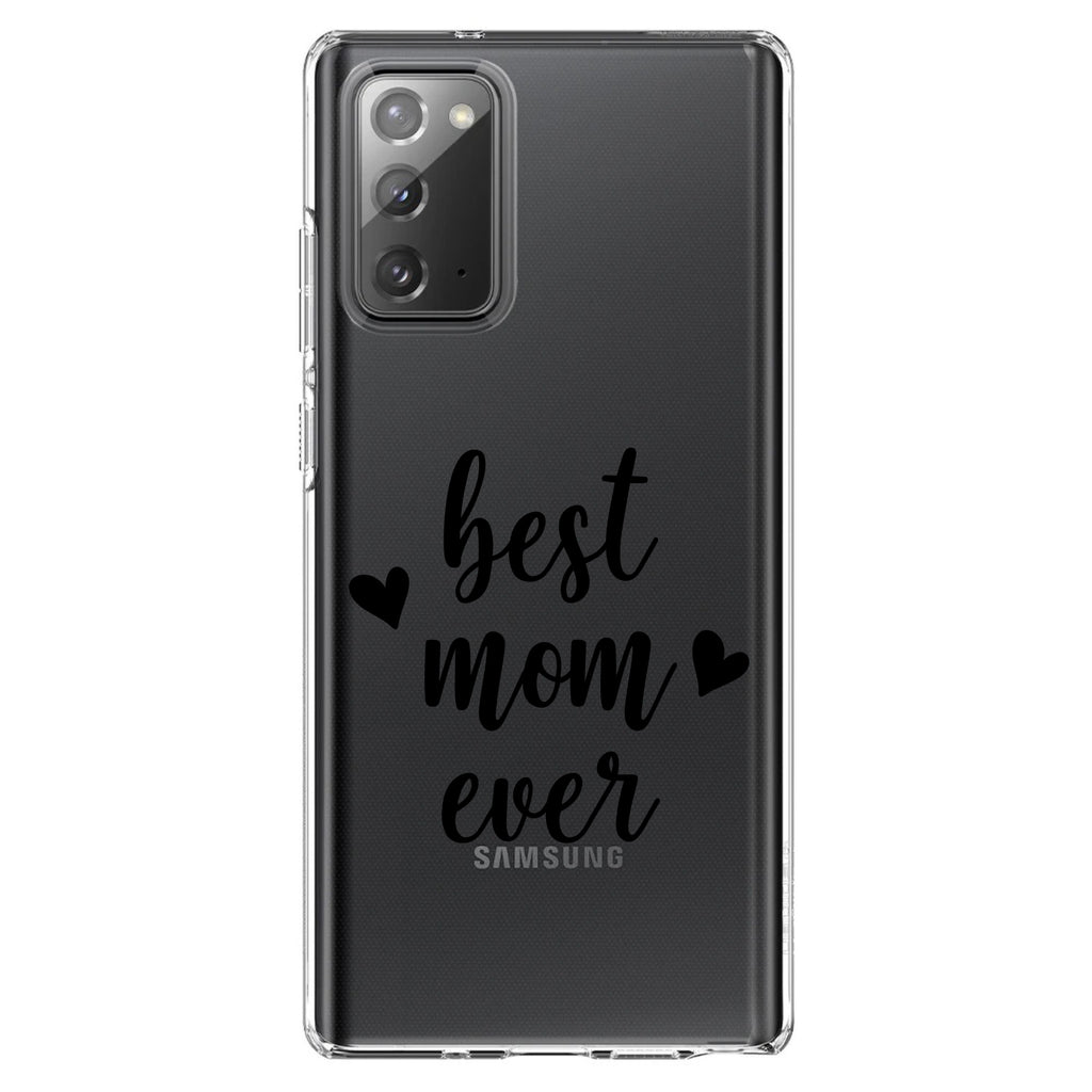 best mom ever, lowercase, hearts Clear Shockproof iPhone Case, view 8