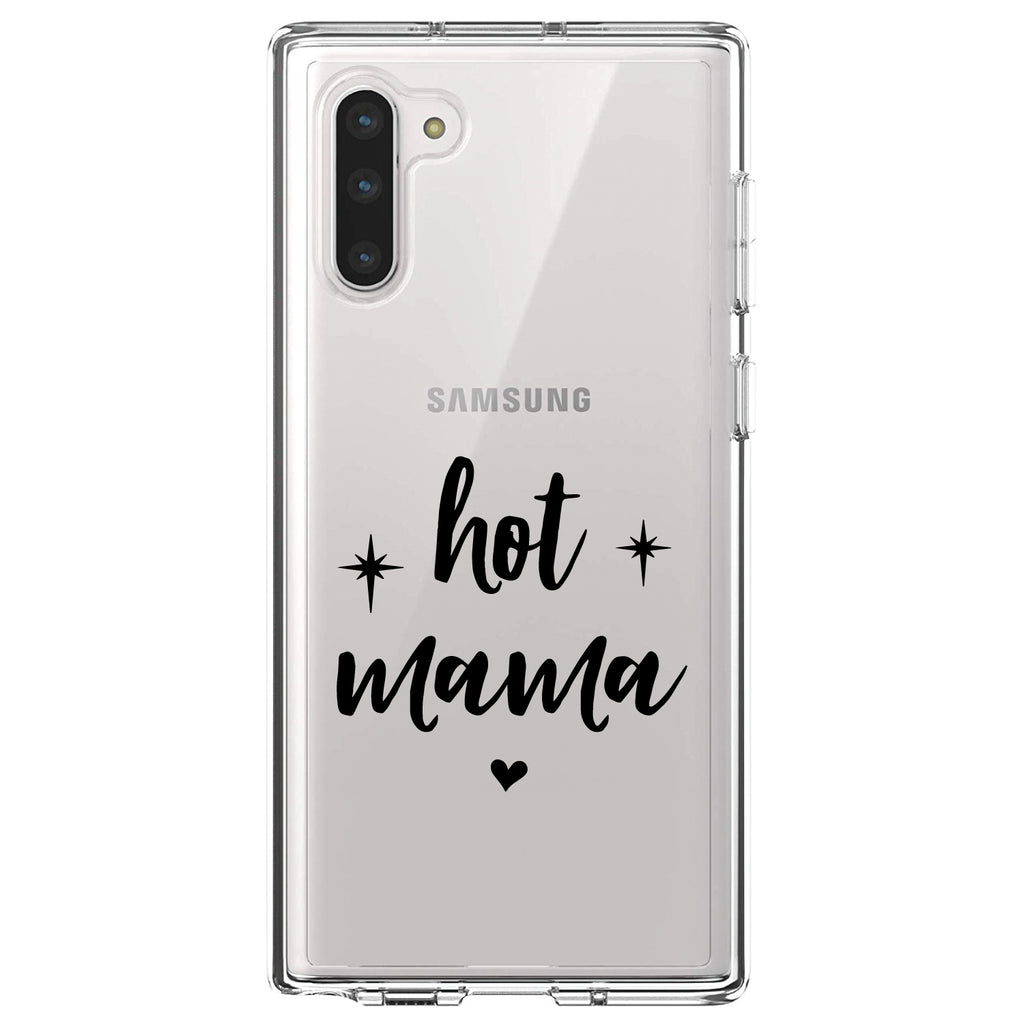 Hot Mama, Stars, Heart Clear Shockproof iPhone Case, view 9