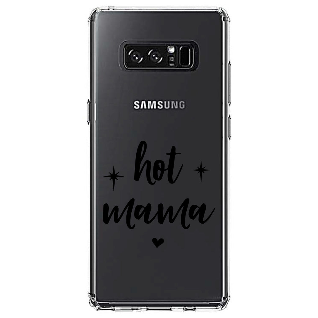 Hot Mama, Stars, Heart Clear Shockproof iPhone Case, view 12