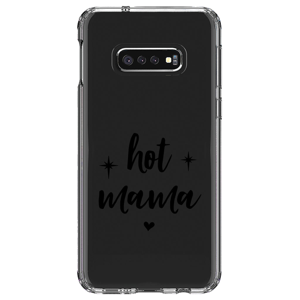 Hot Mama, Stars, Heart Clear Shockproof iPhone Case, view 18