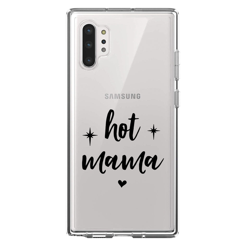 Hot Mama, Stars, Heart Clear Shockproof iPhone Case, view 10