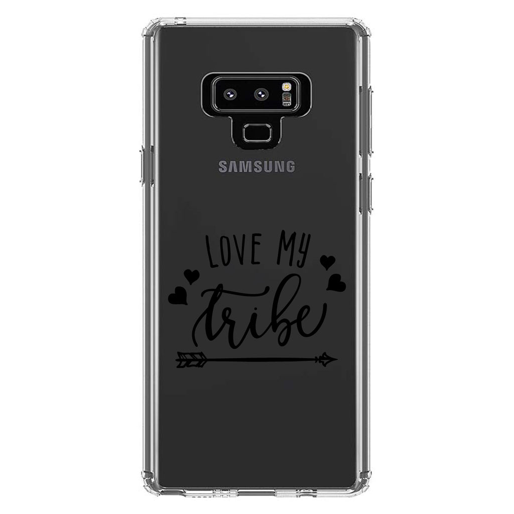 Love My Tribe, Black Arrow Clear Shockproof iPhone Case, view 11