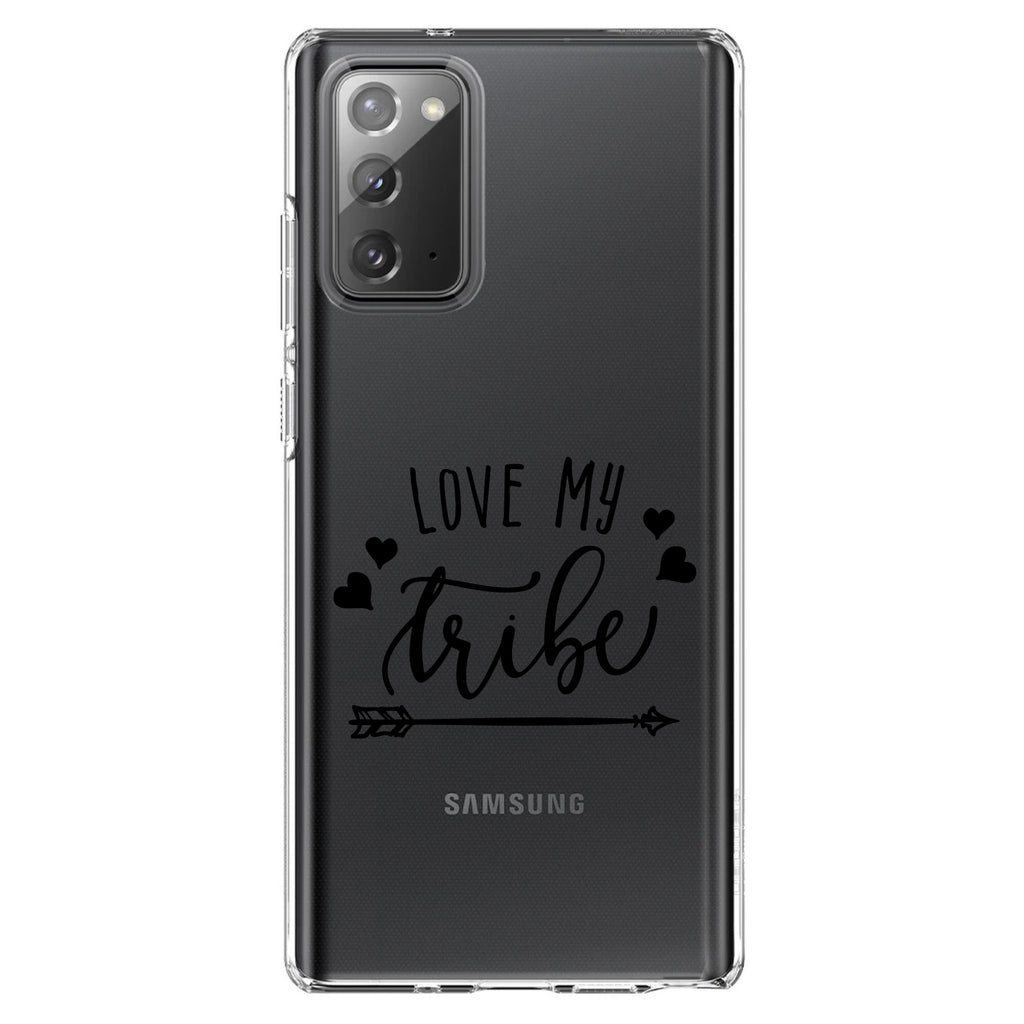 Love My Tribe, Black Arrow Clear Shockproof iPhone Case, view 8