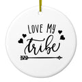Black Arrow Ceramic Ornament