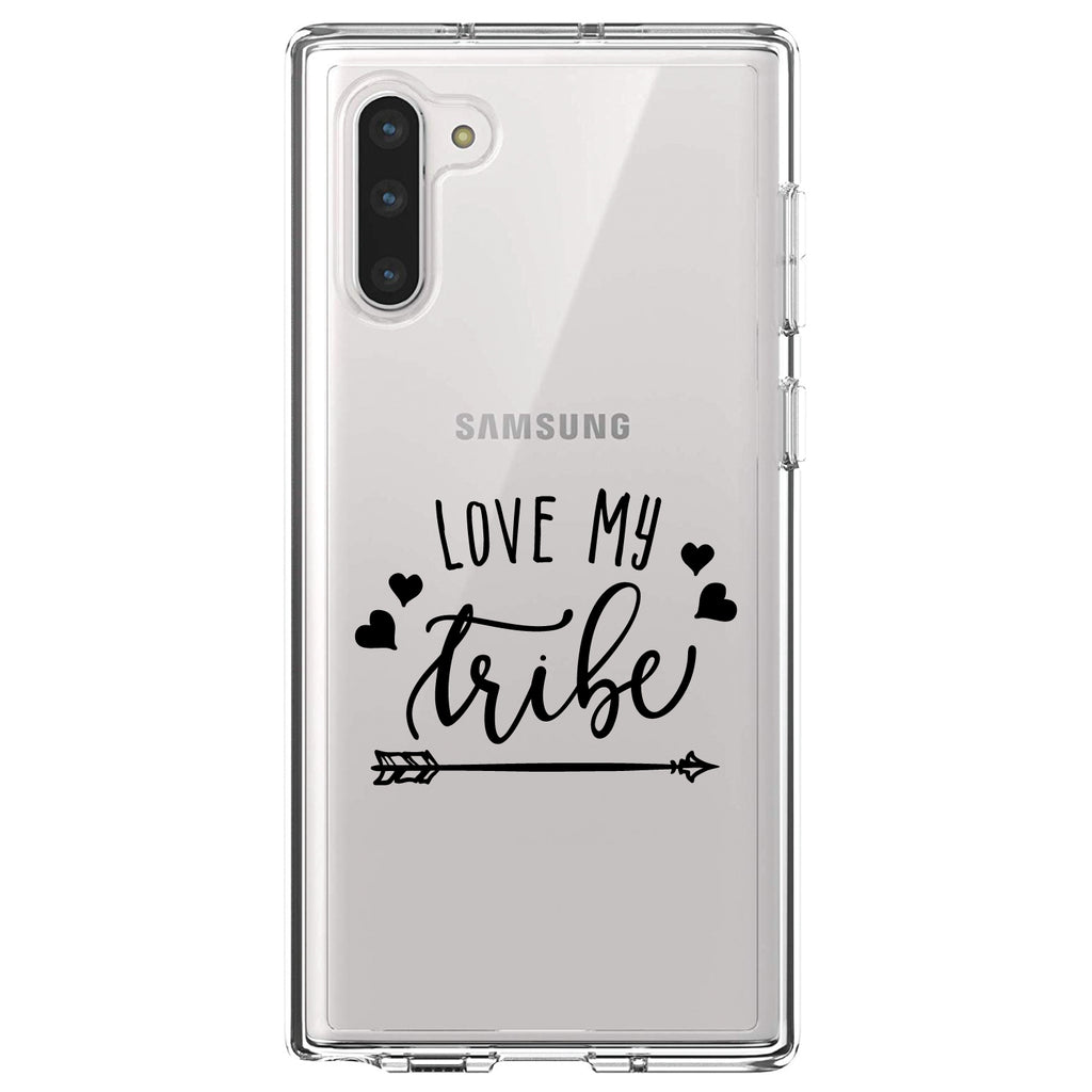 Love My Tribe, Black Arrow Clear Shockproof iPhone Case, view 9