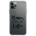 Mama Needs Some Coffee Clear Shockproof iPhone Case