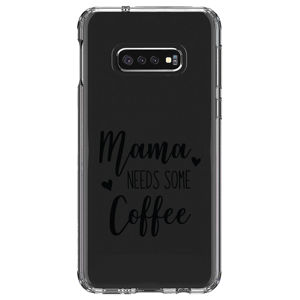 Mama Needs Some Coffee Clear Shockproof iPhone Case, view 18