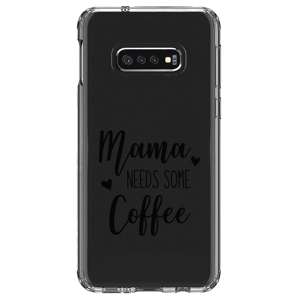 Mama Needs Some Coffee Clear Shockproof iPhone Case, view 18
