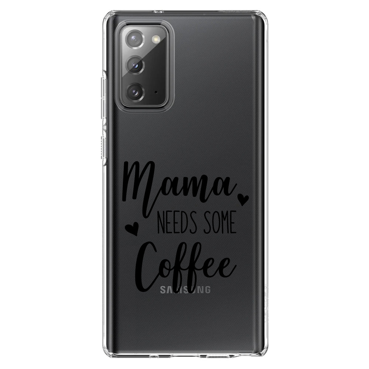 Mama Needs Some Coffee Clear Shockproof iPhone Case, view 7