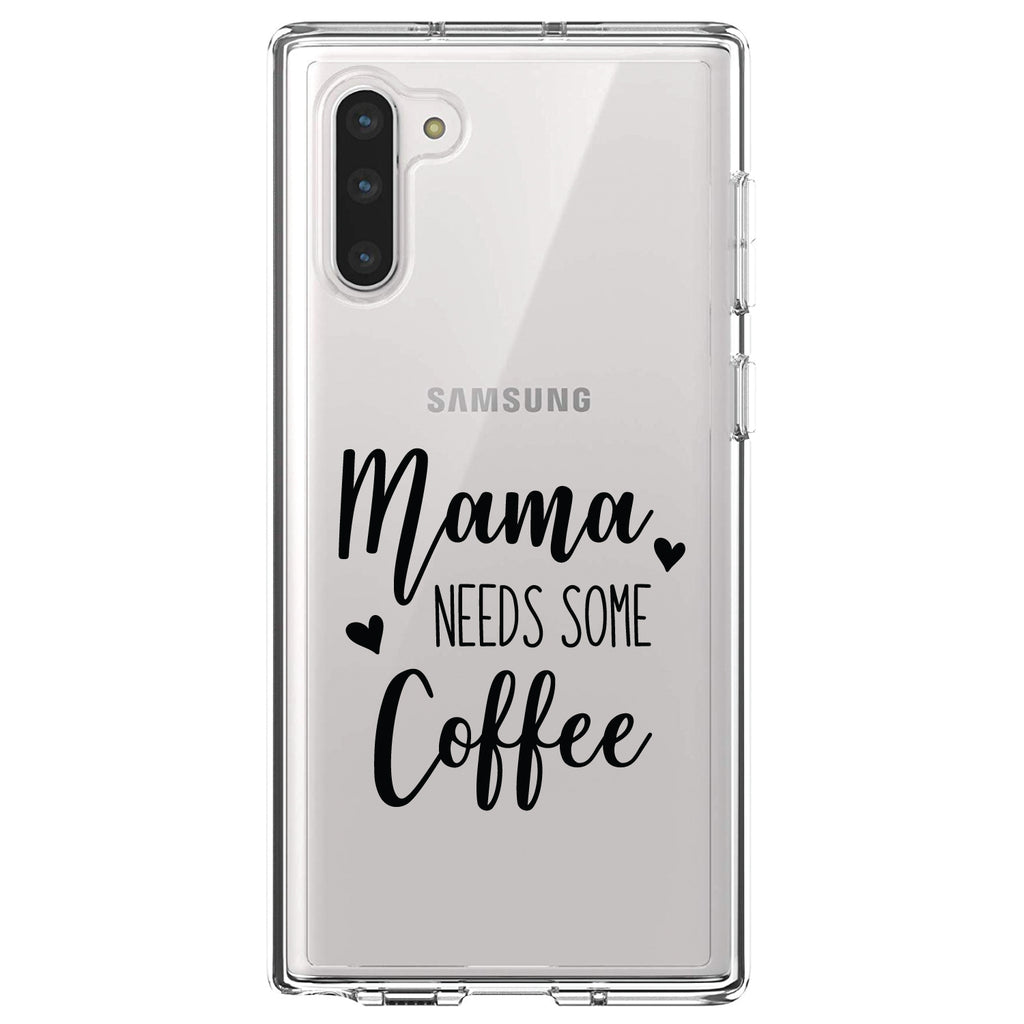 Mama Needs Some Coffee Clear Shockproof iPhone Case, view 9