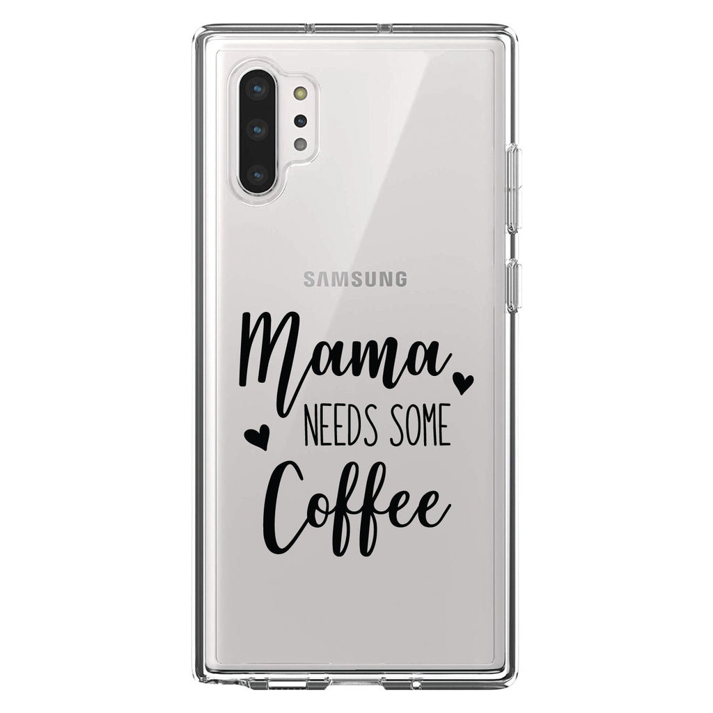 Mama Needs Some Coffee Clear Shockproof iPhone Case, view 10