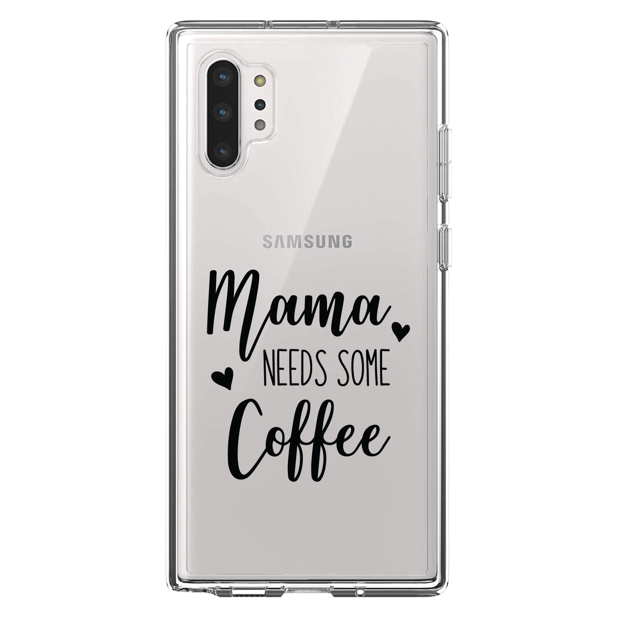 Mama Needs Some Coffee Clear Shockproof iPhone Case, view 10