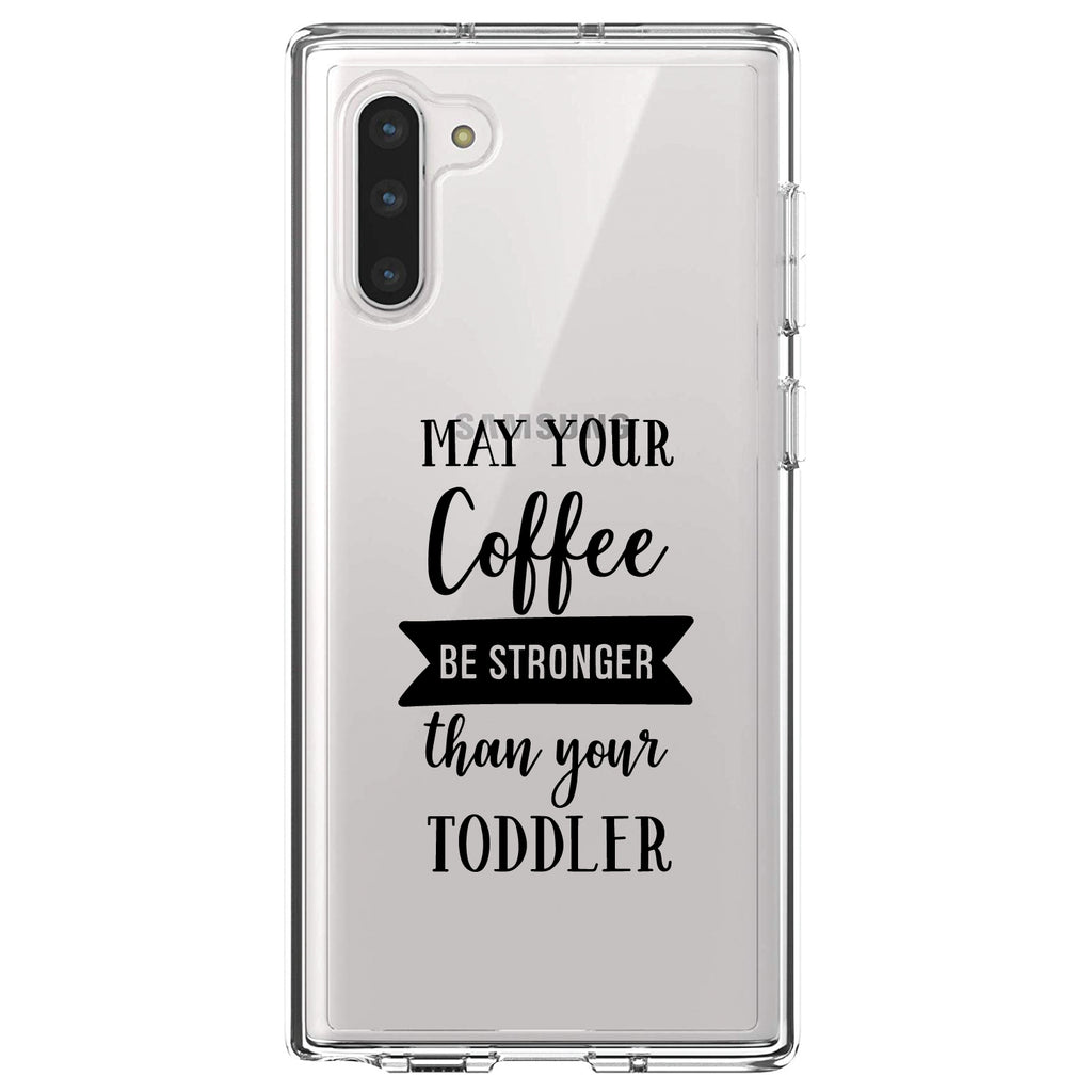 May Your Coffee Be Stronger Than Your Toddler Clear Shockproof iPhone Case, view 9