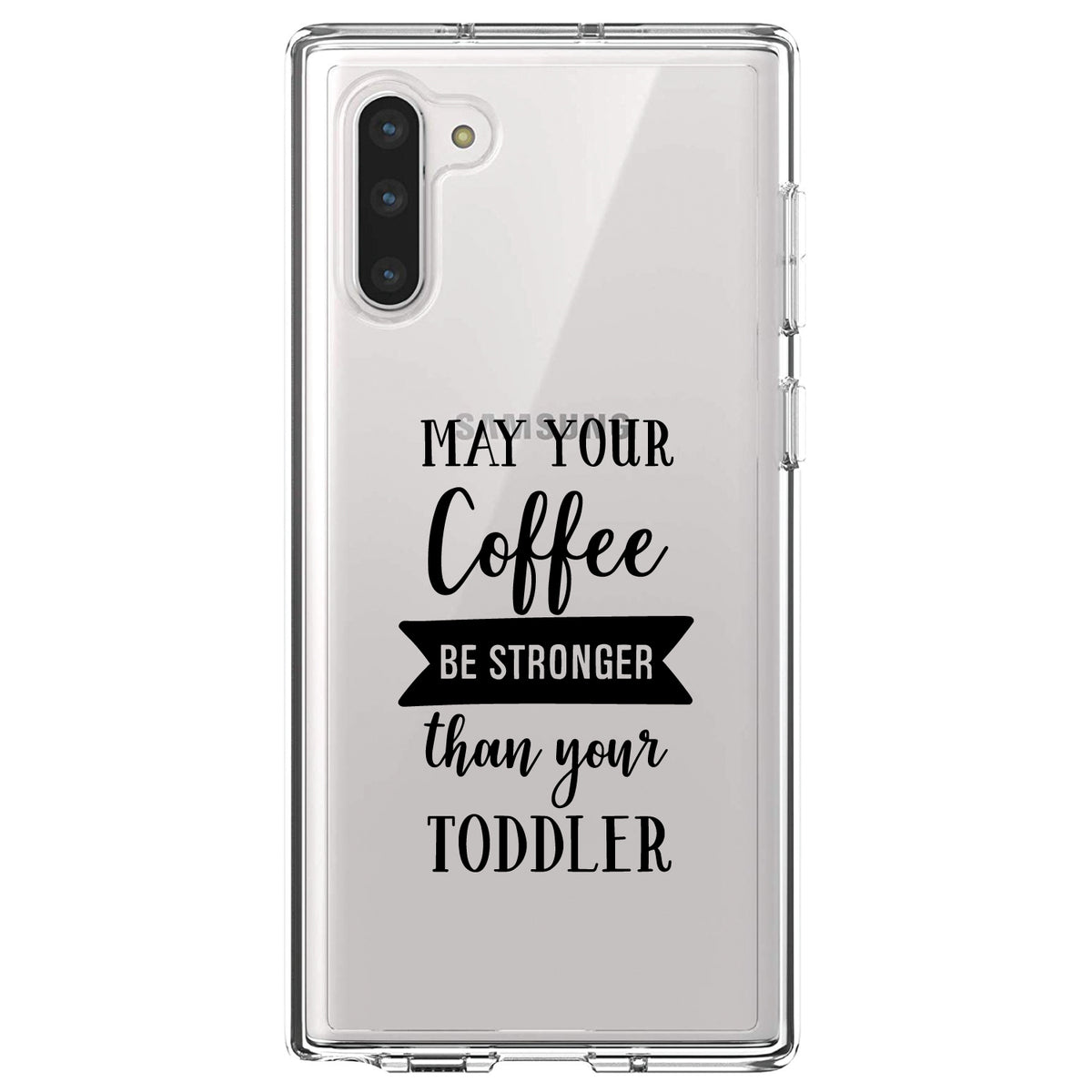 May Your Coffee Be Stronger Than Your Toddler Clear Shockproof iPhone Case, view 9