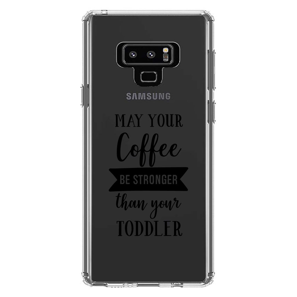 May Your Coffee Be Stronger Than Your Toddler Clear Shockproof iPhone Case, view 11