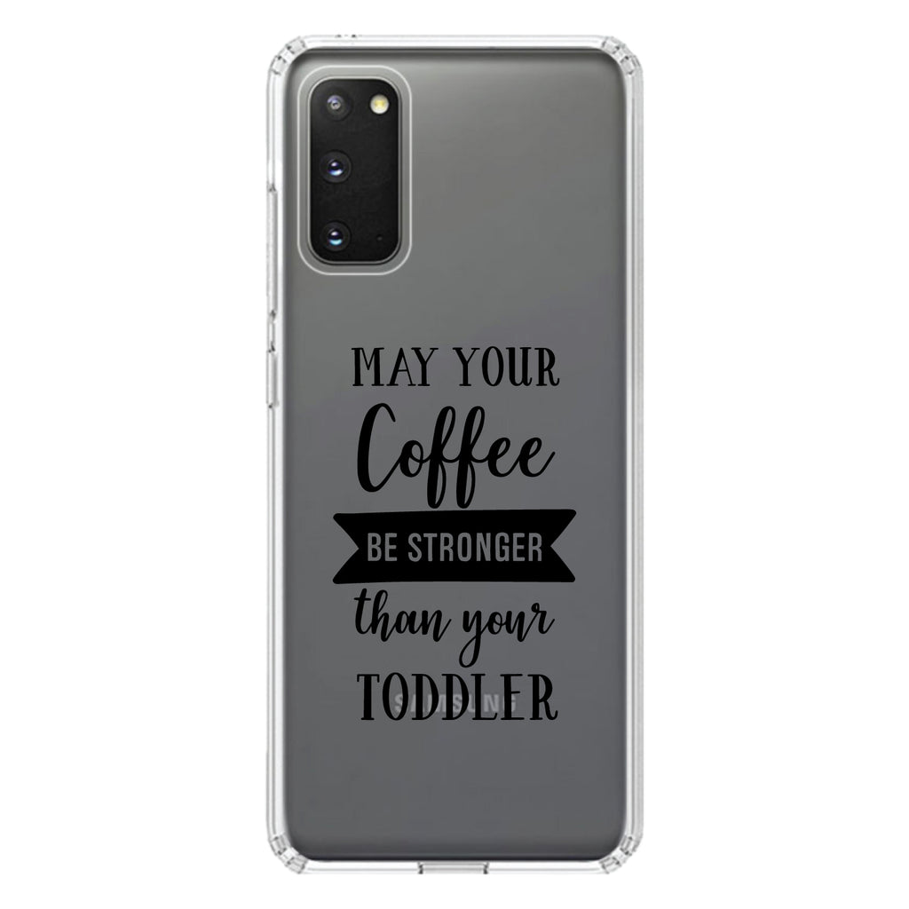 May Your Coffee Be Stronger Than Your Toddler Clear Shockproof iPhone Case, view 15