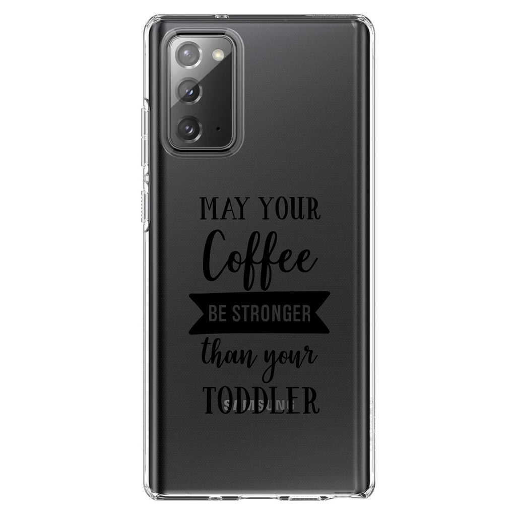 May Your Coffee Be Stronger Than Your Toddler Clear Shockproof iPhone Case, view 7