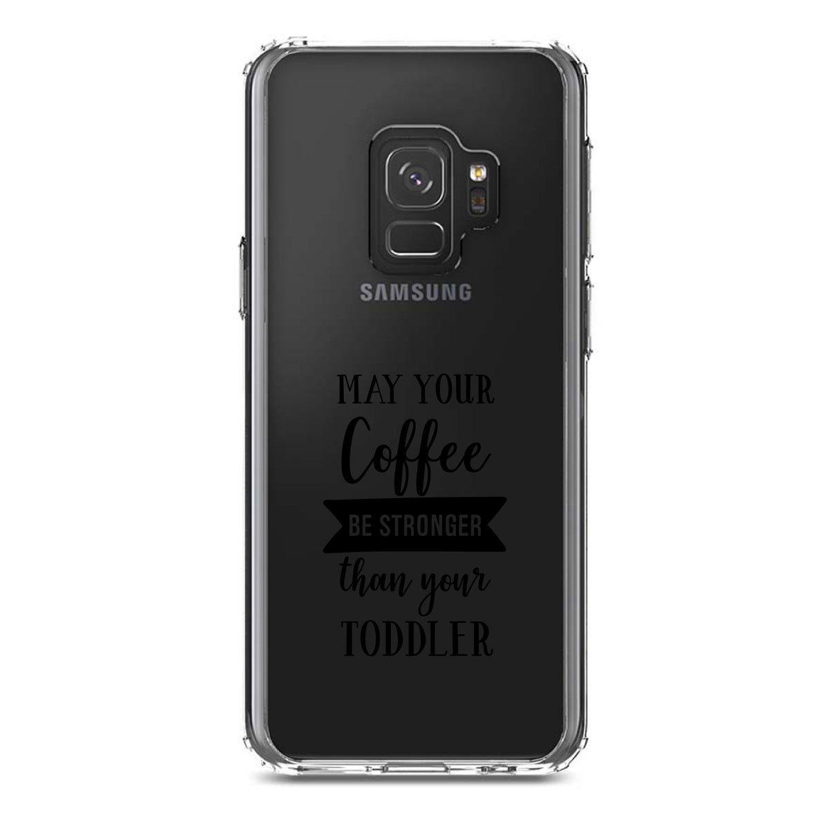 May Your Coffee Be Stronger Than Your Toddler Clear Shockproof iPhone Case, view 19