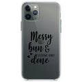 Messy Bun & Getting Stuff Done Clear Shockproof iPhone Case