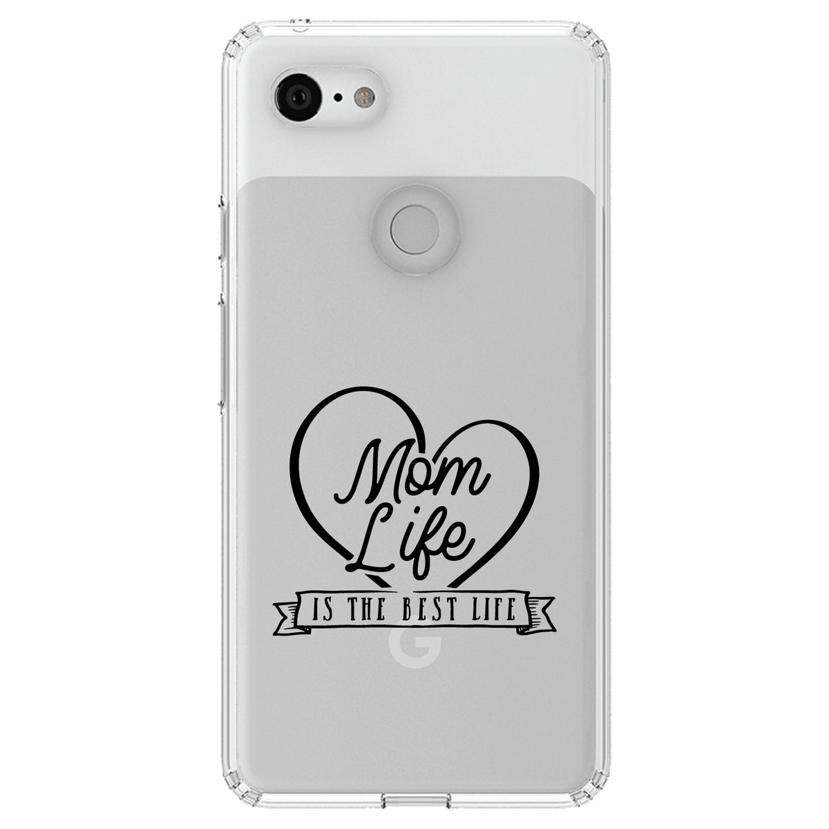 Mom Life is the Best Life Clear Shockproof iPhone Case, view 22