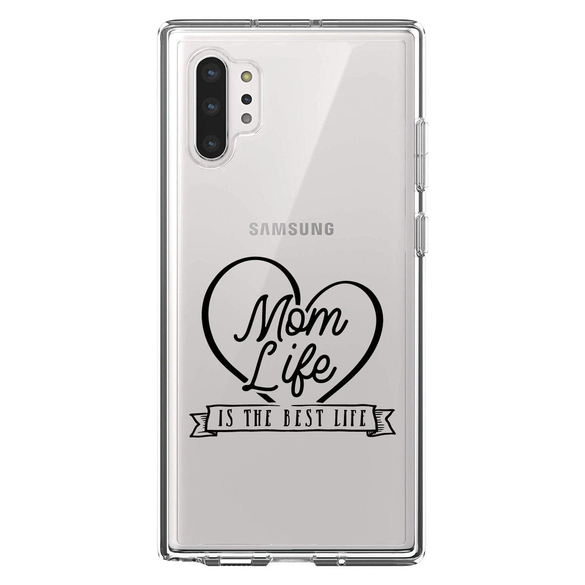 Mom Life is the Best Life Clear Shockproof iPhone Case, view 10