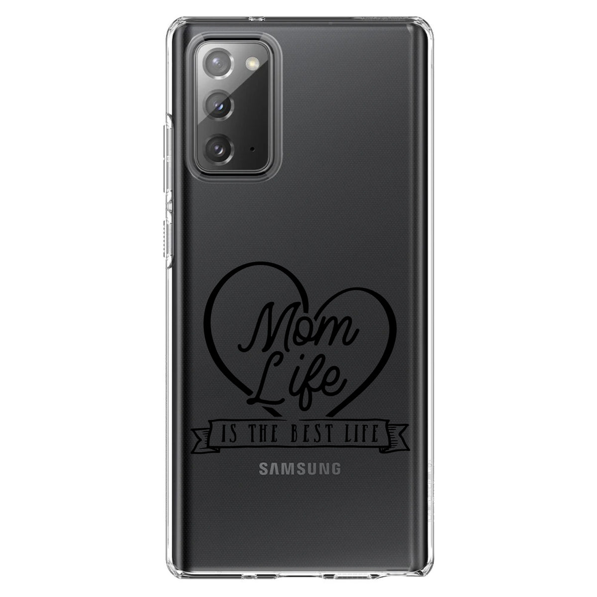 Mom Life is the Best Life Clear Shockproof iPhone Case, view 8