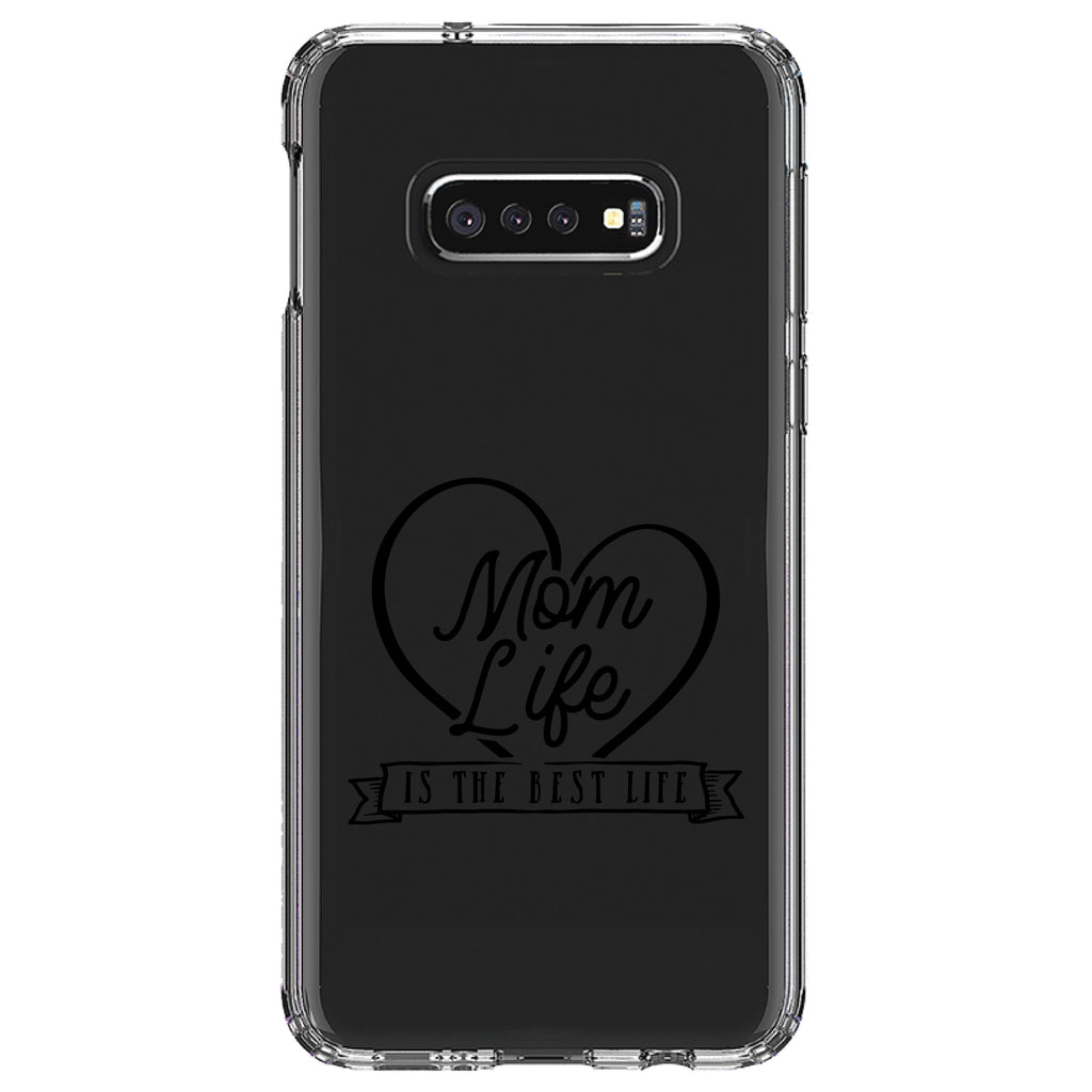 Mom Life is the Best Life Clear Shockproof iPhone Case, view 18
