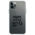 Mom of Girls Clear Shockproof iPhone Case