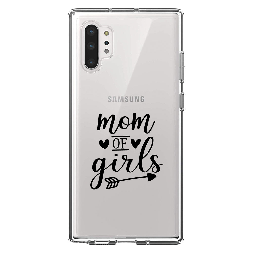 Mom of Girls Clear Shockproof iPhone Case, view 10