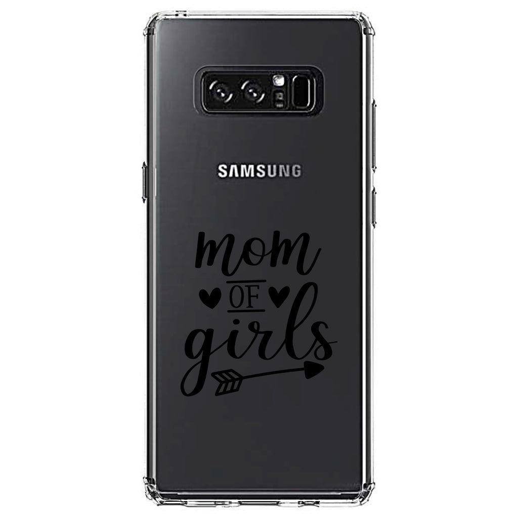 Mom of Girls Clear Shockproof iPhone Case, view 12