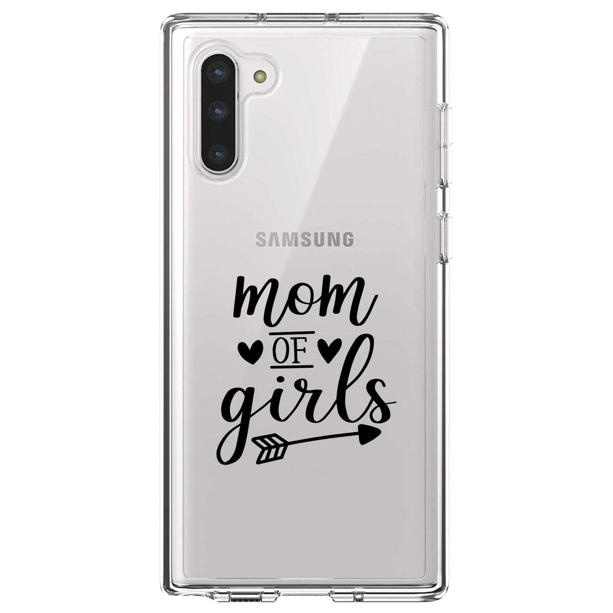 Mom of Girls Clear Shockproof iPhone Case, view 9