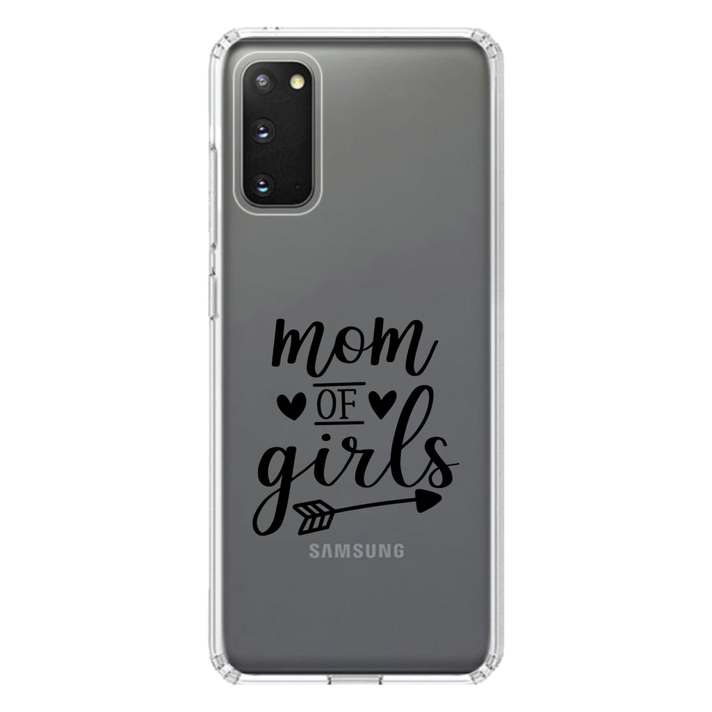 Mom of Girls Clear Shockproof iPhone Case, view 14