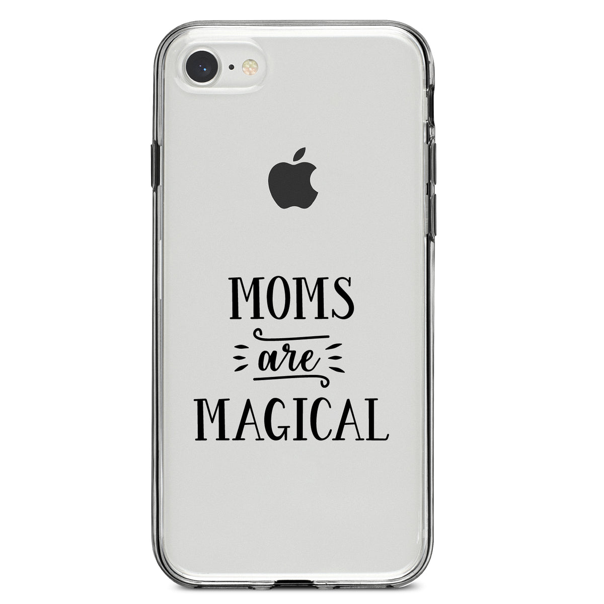 Moms Are Magical Clear Shockproof iPhone Case, view 5