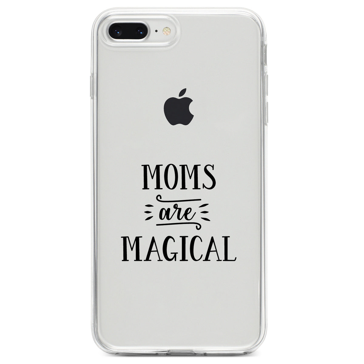 Moms Are Magical Clear Shockproof iPhone Case, view 6
