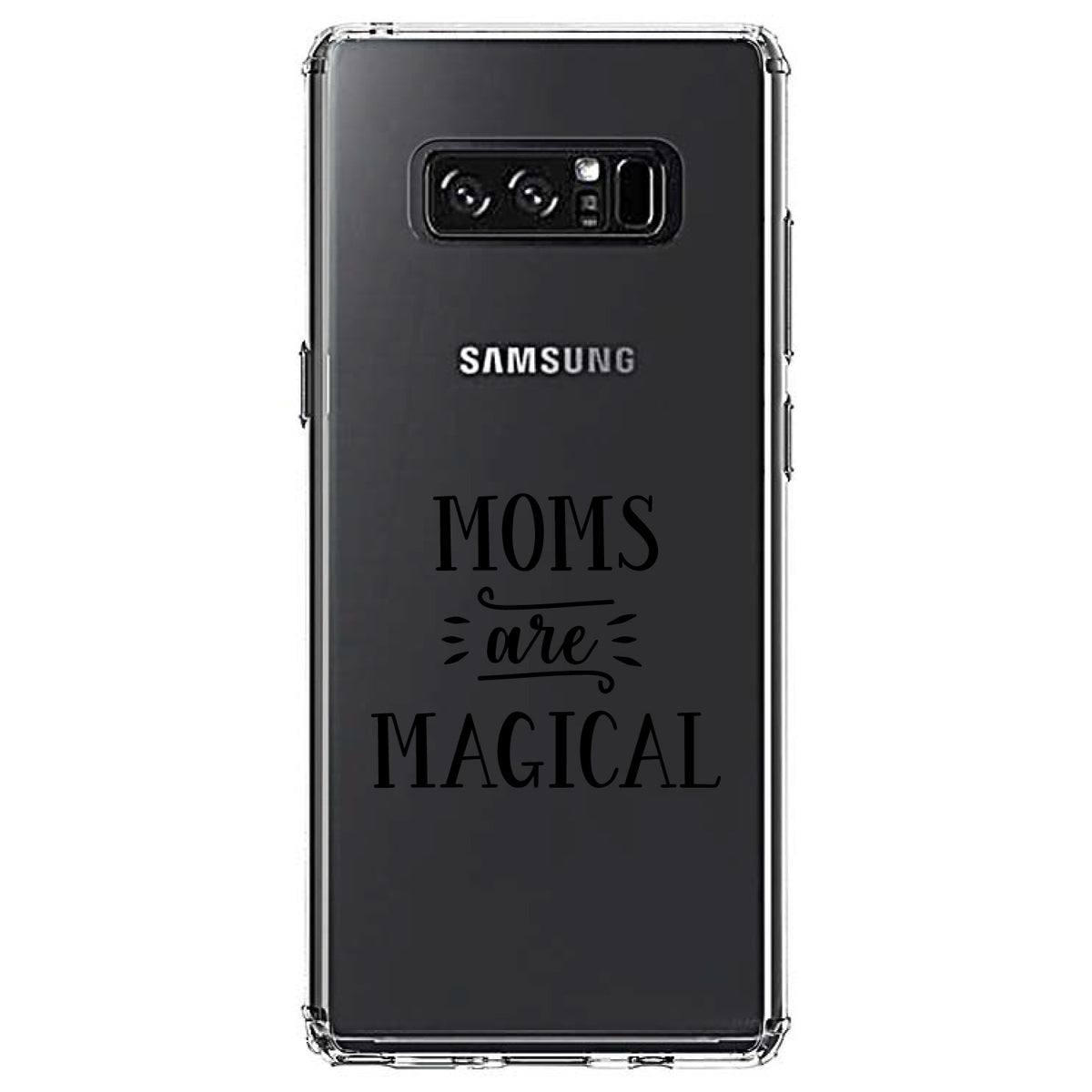 Moms Are Magical Clear Shockproof iPhone Case, view 12