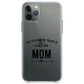 My Favorite People Call Me Mom Clear Shockproof iPhone Case