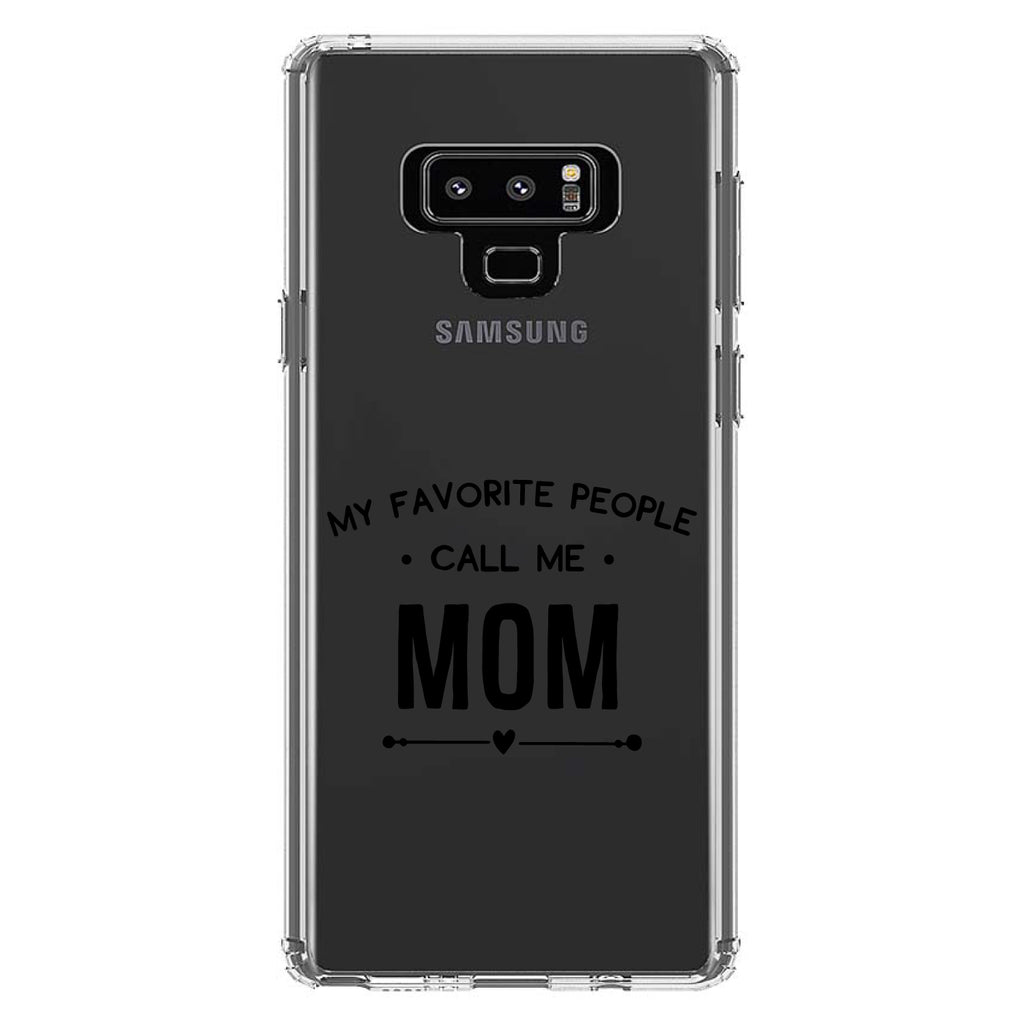 My Favorite People Call Me Mom Clear Shockproof iPhone Case, view 11