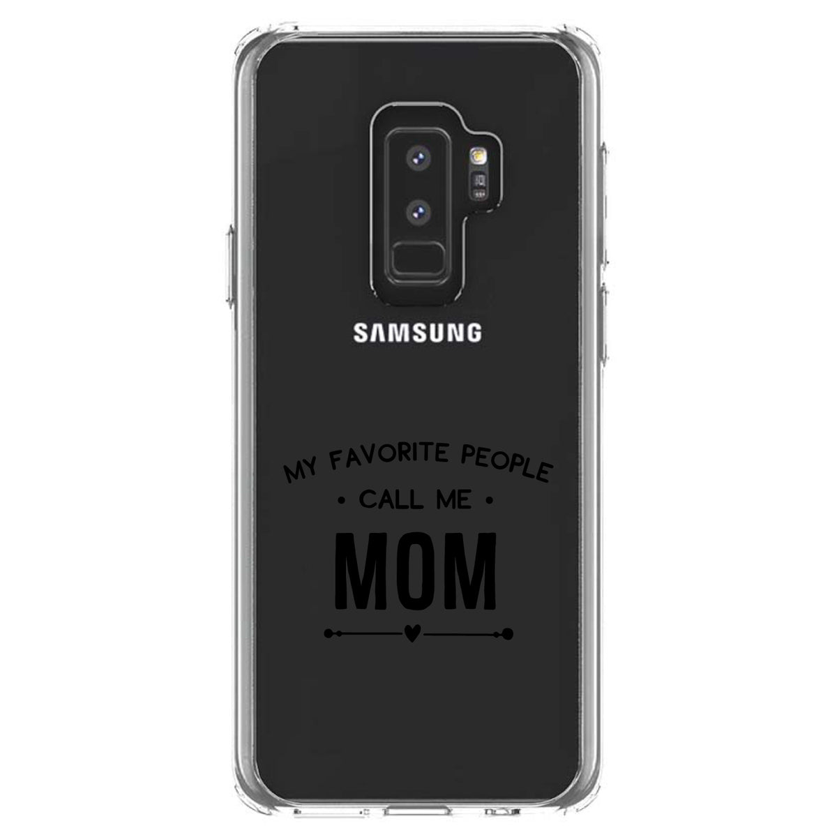 My Favorite People Call Me Mom Clear Shockproof iPhone Case, view 20