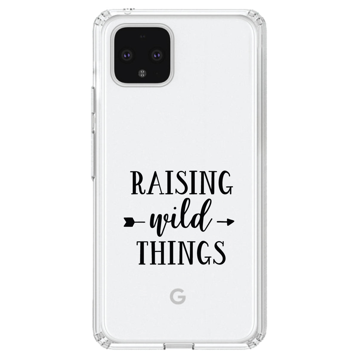 Raising Wild Things, Mom Clear Shockproof iPhone Case, view 24