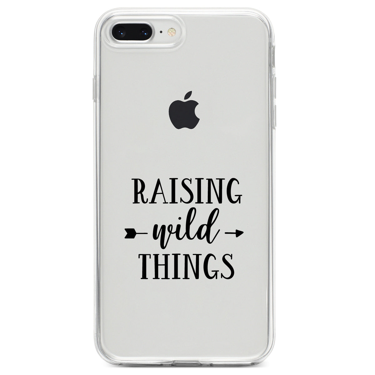 Raising Wild Things, Mom Clear Shockproof iPhone Case, view 6