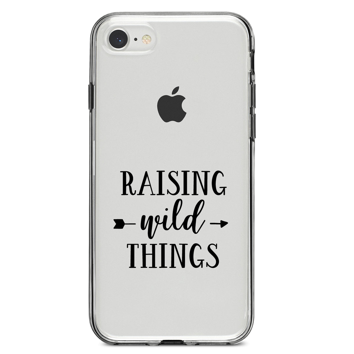 Raising Wild Things, Mom Clear Shockproof iPhone Case, view 5