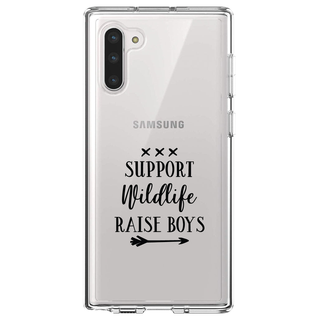 Support Wildlife, Raise Boys Clear Shockproof iPhone Case, view 9