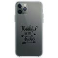 Thankful for My Tribe Clear Shockproof iPhone Case
