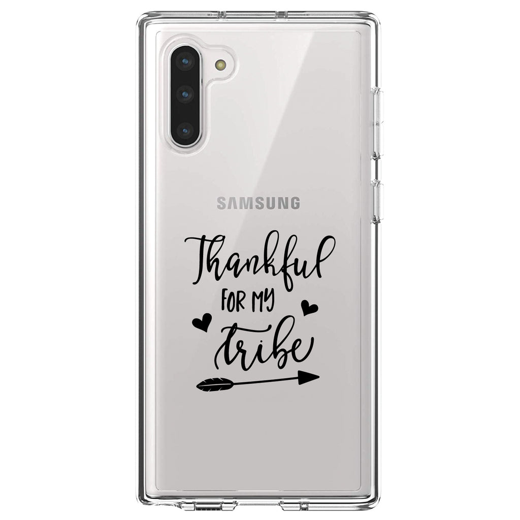 Thankful for My Tribe Clear Shockproof iPhone Case, view 9