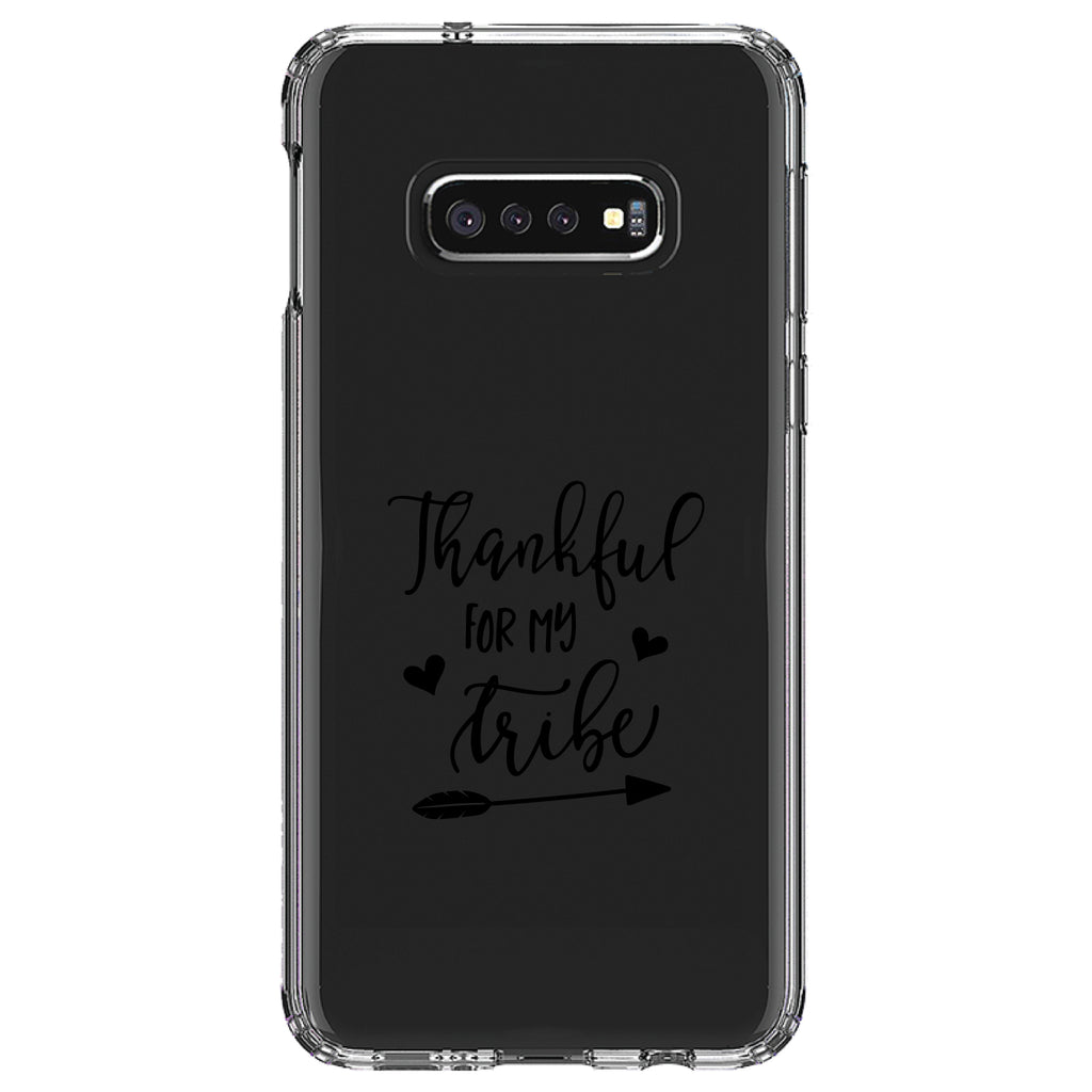 Thankful for My Tribe Clear Shockproof iPhone Case, view 18